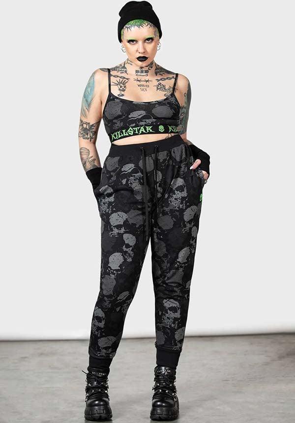 Tzompantli | CROP TOP - Beserk - active wear, activewear, adjustable strap, all, all clothing, all ladies clothing, clickfrenzy15-2023, clothing, crop, crop top, cropped, cropped top, croptop, discountapp, feb23, fp, googleshopping, goth, gothic, gray, grey, kill star, killstar, killstarsaleapril, KS1065314, ladies clothing, ladies crop, ladies crop top, ladies top, plus size, R100223, skull, skulll, skulls, sports wear, sportswear, top, tops, womens crop, womens crop tops, womens top