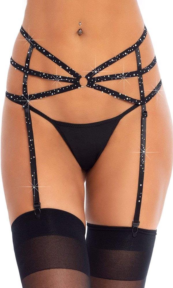 Strappy Rhinestone | GARTER BELT* at $22.95 only from Beserk