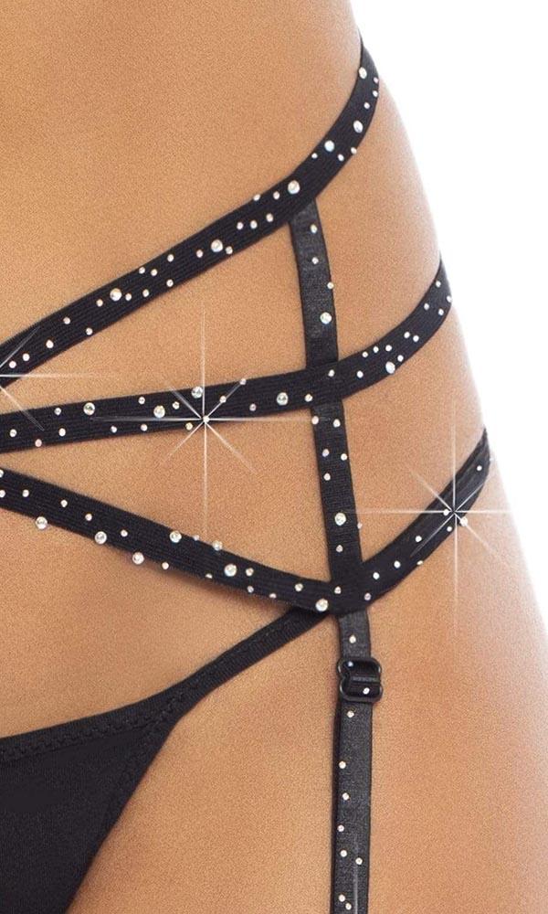 Strappy Rhinestone | GARTER BELT* at $22.95 only from Beserk