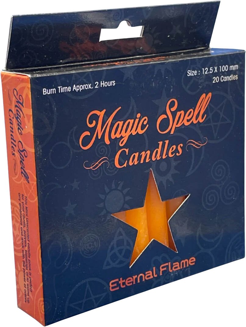 Eternal Flame [Orange] | SPELL CANDLE at $6.95 only from Beserk