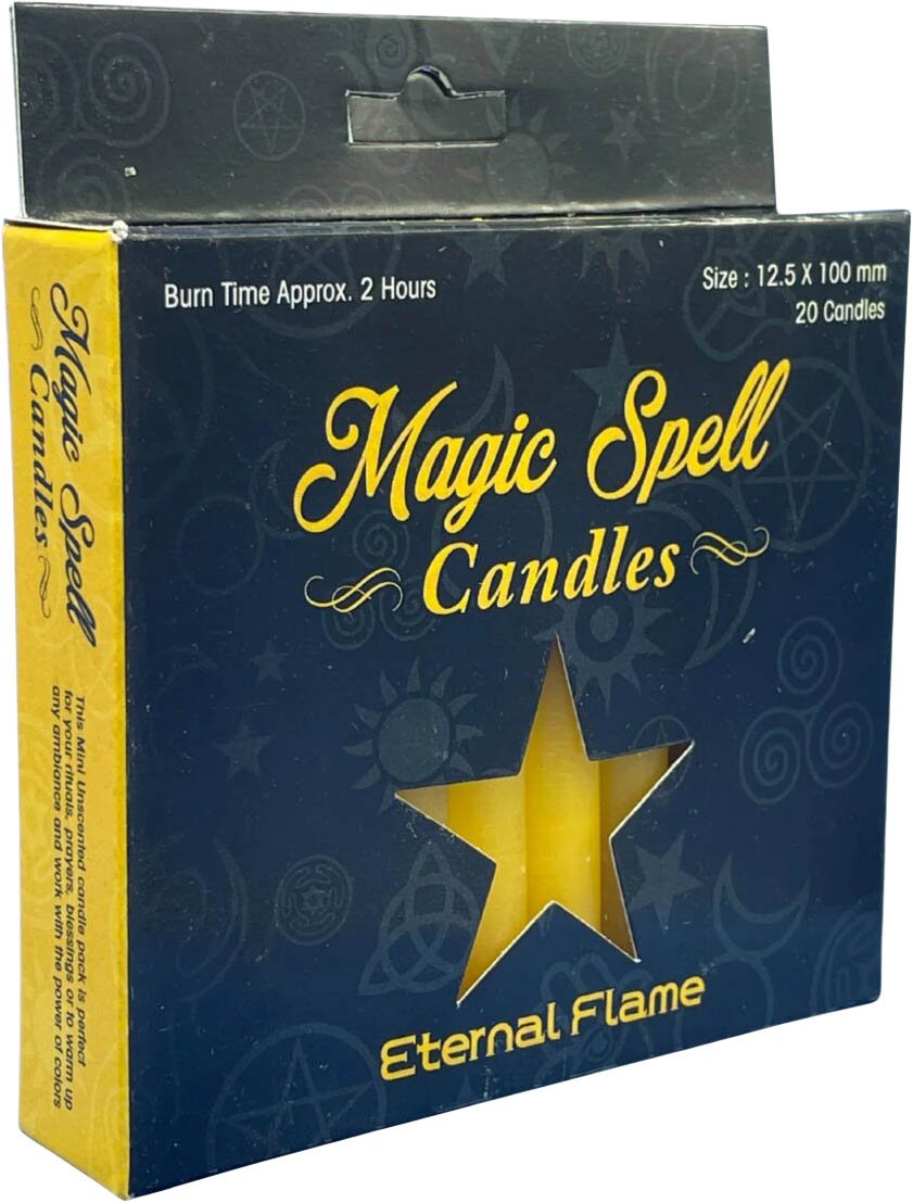 Eternal Flame [Yellow] | SPELL CANDLE at $6.95 only from Beserk