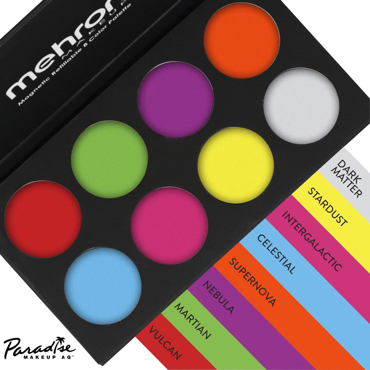Neon UV Glow Paradise Makeup AQ | FACE PAINT PALETTE - Beserk - all, body, clickfrenzy15-2023, cosmetics, cosplay, costume, cpgstinc, cruelty free, cruetly free, dec22, discountapp, face paint, fp, googleshopping, halloween cosmetics, halloween makeup, labeluvreactive, labelvegan, make up, makeup, mehron makeup, multicolour, palette, R291222, special effects makeup, special fx makeup, tomfoolery, TOMIN323278, uv, uv reactive, uvreactive, vegan