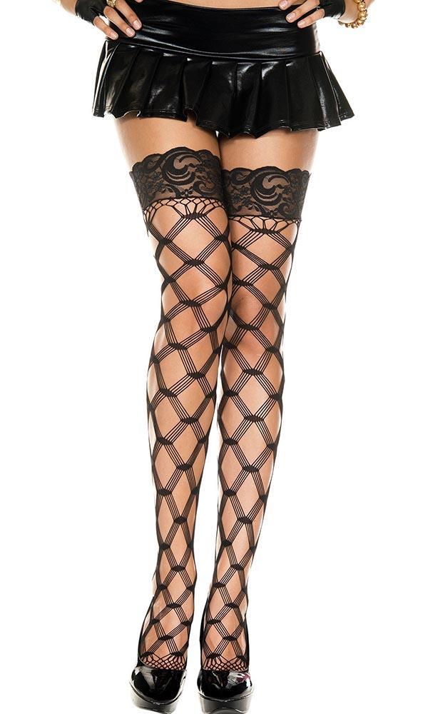 Multi Fence Net [Black] | THIGH HIGH* at $15.95 only from Beserk