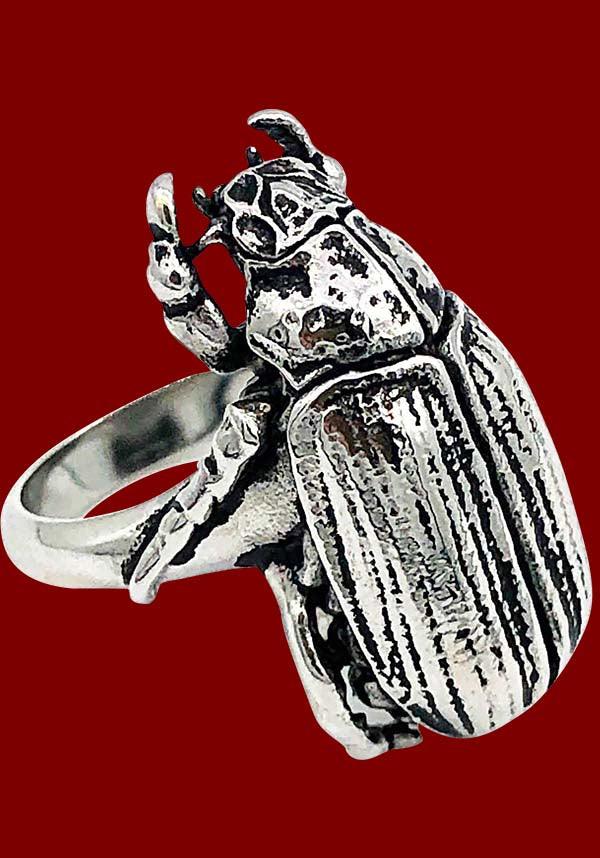 Beetle | RING - Beserk - accessories, all, beetle, christmas gift, christmas gifts, clickfrenzy15-2023, dec22, discountapp, fp, gift, gift idea, gift ideas, gifts, googleshopping, goth, gothic, gothic accessories, gothic gifts, jewellery, jewelry, ladies accessories, mens, mens accessories, mothers day, mothersday, MYSD453, R031222, ring, rings, silver, valentines gifts