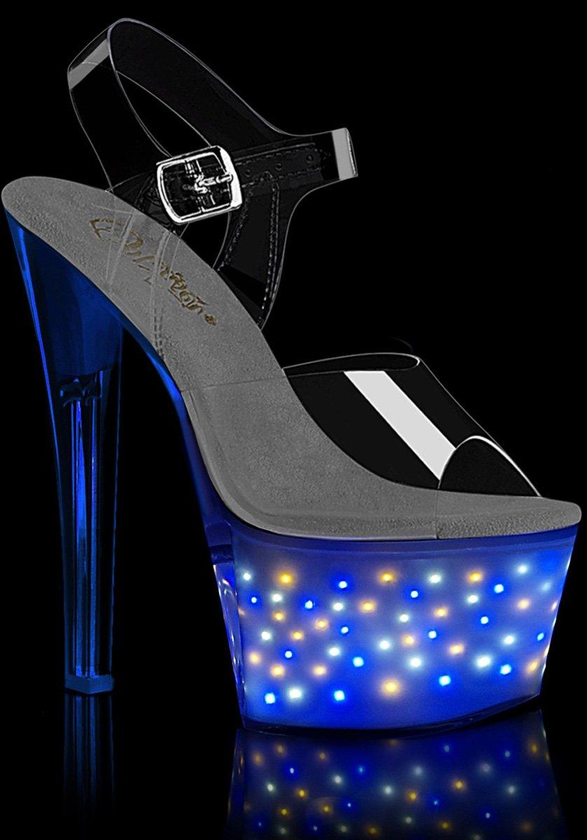 Light Up Glowing Shoes Woman Luminous Clear Sandals Women Platform Sho –  Tiger Clubwear