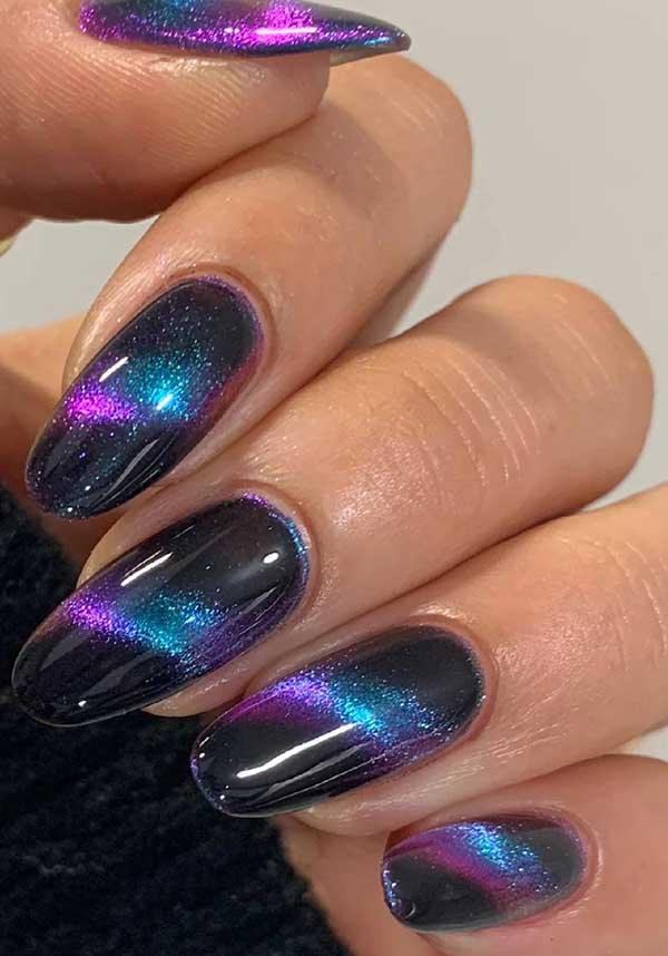 Hera | NAIL POLISH - Beserk - all, clickfrenzy15-2023, cosmetics, discountapp, fp, galaxy, googleshopping, gothic cosmetics, halloween cosmetics, halloween nails, labelvegan, mar23, mothersdayselfcare, nail, nail art, nail artist, nail polish, nail polishes, nail varnish, nails, purple, R260323, STA122, teal, vegan
