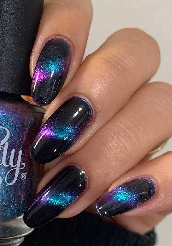 Hera | NAIL POLISH - Beserk - all, clickfrenzy15-2023, cosmetics, discountapp, fp, galaxy, googleshopping, gothic cosmetics, halloween cosmetics, halloween nails, labelvegan, mar23, mothersdayselfcare, nail, nail art, nail artist, nail polish, nail polishes, nail varnish, nails, purple, R260323, STA122, teal, vegan
