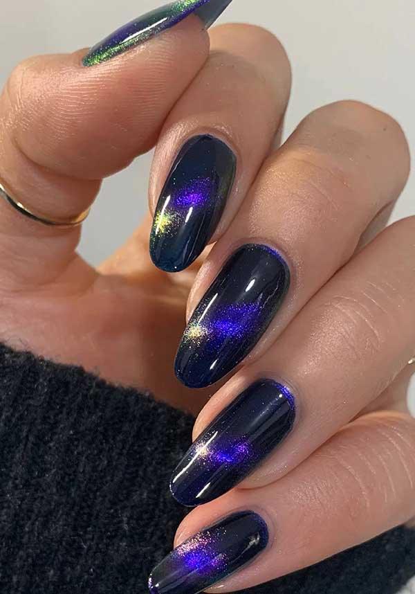 Nightshade | NAIL POLISH - Beserk - all, clickfrenzy15-2023, cosmetics, discountapp, fp, googleshopping, goth, gothic, gothic cosmetics, halloween cosmetics, halloween nails, labelvegan, mar23, mothersdayselfcare, nail, nail art, nail artist, nail polish, nail polishes, nail varnish, nails, purple, R260323, STA122, vegan