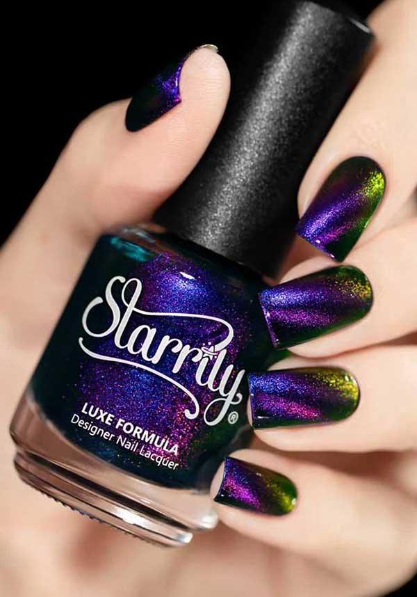 Nightshade | NAIL POLISH - Beserk - all, clickfrenzy15-2023, cosmetics, discountapp, fp, googleshopping, goth, gothic, gothic cosmetics, halloween cosmetics, halloween nails, labelvegan, mar23, mothersdayselfcare, nail, nail art, nail artist, nail polish, nail polishes, nail varnish, nails, purple, R260323, STA122, vegan