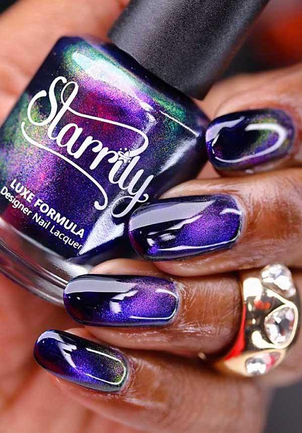 Nightshade | NAIL POLISH - Beserk - all, clickfrenzy15-2023, cosmetics, discountapp, fp, googleshopping, goth, gothic, gothic cosmetics, halloween cosmetics, halloween nails, labelvegan, mar23, mothersdayselfcare, nail, nail art, nail artist, nail polish, nail polishes, nail varnish, nails, purple, R260323, STA122, vegan
