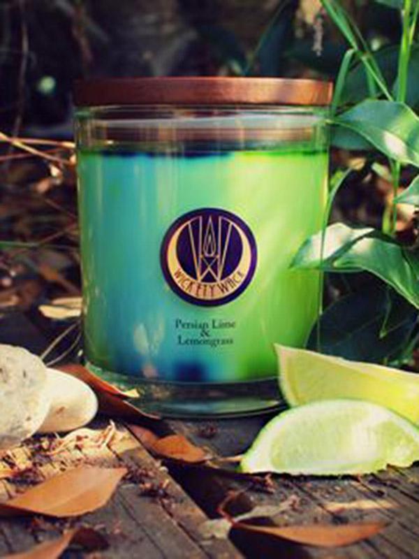 Persian Lime &amp; Lemongrass | CANDLE [MEDIUM]* at $24.95 only from Beserk