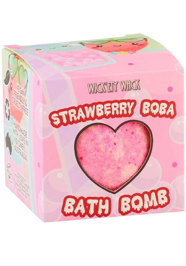 Strawberry Boba | BATH BOMB - Beserk - all, apr23, aroma, aroma therapy, bath, bath bomb, bath colour, bathbomb, bathroom, body, bomb, christmas gift, christmas gifts, clean, colours, cosmetics, cpgstinc, discountapp, explosion, fp, gift, gift idea, gift ideas, gifts, googleshopping, labelvegan, mothers day, mothersday, mothersdayindulge, pink, R130423, scent, scented, soft skin, strawberries, strawberry, therapy, valentines gifts, vegan, WC1802, wickety wack
