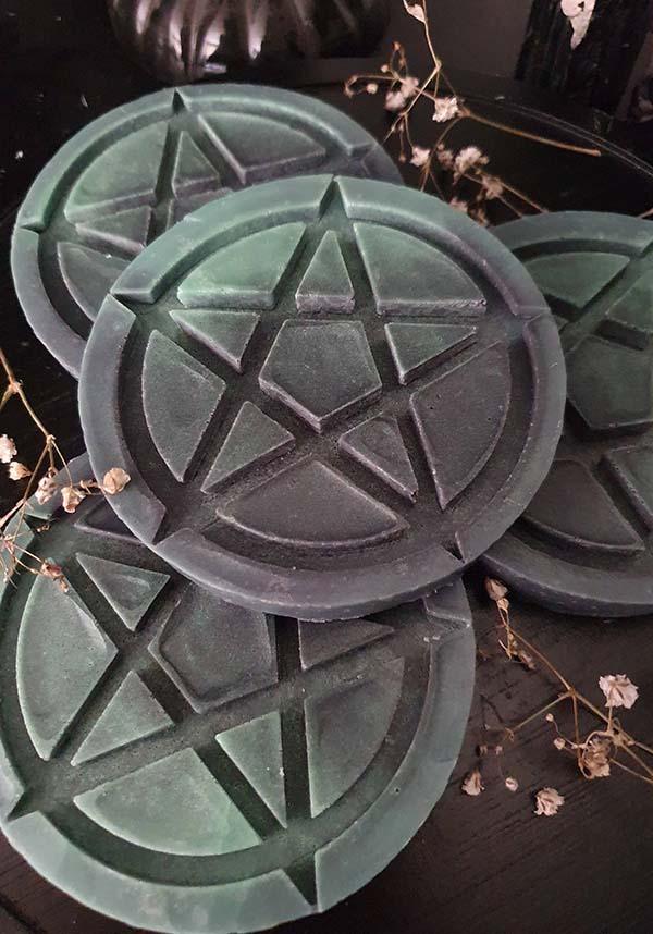 Pentagram [Lime, Coconut & Elderflower] | WAX MELT - Beserk - all, apr23, black, christmas gift, christmas gifts, christmas homeware, christmas homewares, discountapp, fp, gift, gift idea, gift ideas, gifts, googleshopping, goth, goth homeware, goth homewares, gothic, gothic gifts, gothic homeware, gothic homewares, green, home, homeware, homewares, labelvegan, melt, melt bar, melt blocks, mens gift, mens gifts, mothersdayselfcare, pentagram, R180423, scent, scented, spooky, vegan, witchy, wixcraft, WX2005