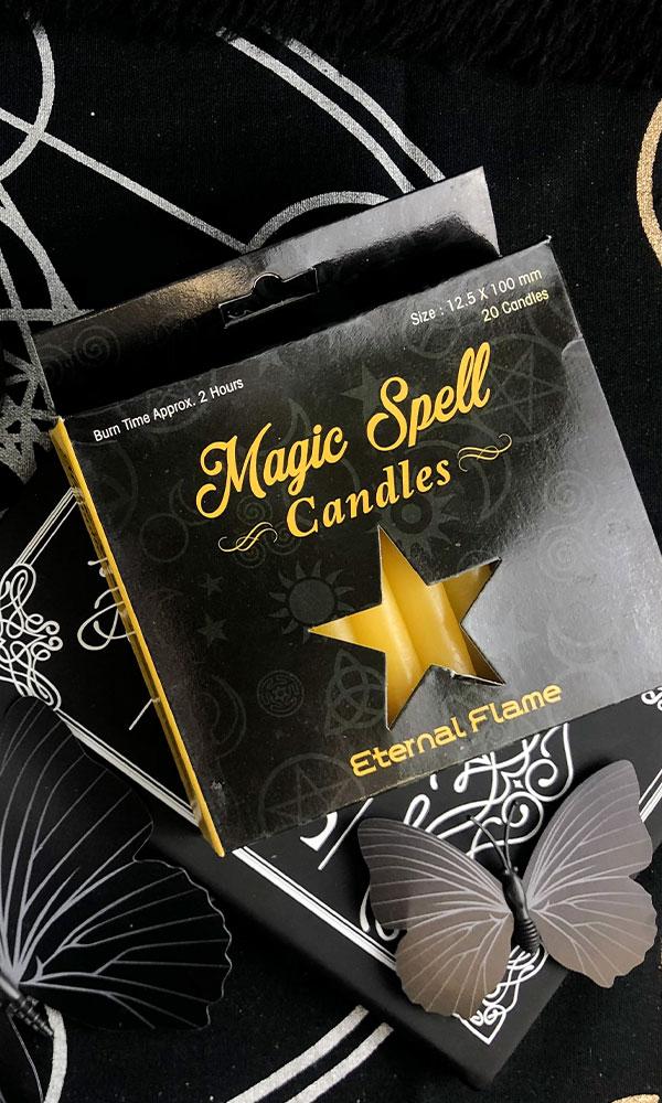Eternal Flame [Yellow] | SPELL CANDLE at $6.95 only from Beserk